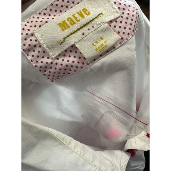 New Anthropologie X Maeve Embroidered Floral Blouse Size Xs/S - Picture 13 of 13